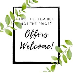 Offers available on any item in my closet.